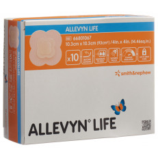 ALLEVYN LIFE Silikon-Schaumverband 10.3x10.3cm