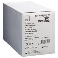 MediSet Faltkompressen Typ 24 5x5 8 fach steril