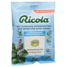 Ricola Gletscherminze Kräuterbonbons ohne Zucker mit Stevia