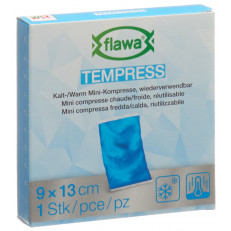 Tempress Kalt Warm Kompresse 9x13cm blau mit Vlies