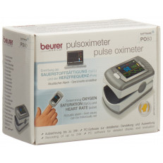 Fingerpulsoximeter mit 24h Speicher PO 80