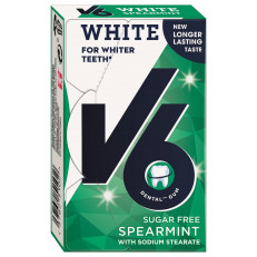 V6 White Kaugummi Spearmint