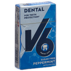 V6 Dental Care Kaugummi Peppermint