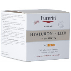 HYALURON-FILLER + ELASTICITY Tag Tag alle Hauttypen LSF30