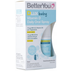 BetterYou DLux BABY Vitamin D Daily Oral Spray 400IE Babys und Kleinkinder 0-3 Jahre