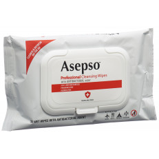 Asepso Reinigende Feuchttücher mit antibakterieller Wirkung