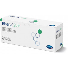 Rhena Star Elastische Binde 4cmx5m hautfarbig offen