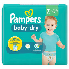 Pampers Baby-Dry Gr7 15+kg Extra Large Sparpack