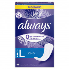 always Slipeinlage Daily Protect Long 0% Duft- & Farbstoffe BigPack