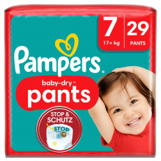 Pampers Baby-Dry Pants Gr7 17+kg Extra Large Plus Sparpack