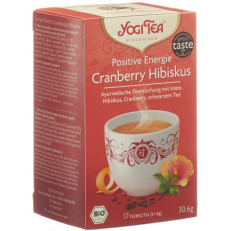 YOGI TEA Positive Energie Cranberry Hibiskus Tee