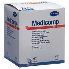 Medicomp Extra 6 fach S30 7.5x7.5cm steril