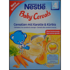 Nestlé Baby Cereals mit Karotte & Kürbis 4 Monate