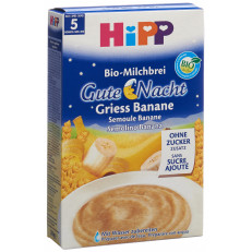 HiPP Gute Nacht Bio-Milchbrei 5 Monate Griess Banane
