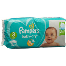 Pampers Baby Dry Gr3 6-10kg Midi Sparpackung