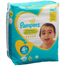 Pampers Premium Protection Gr4+ 10-15kg Maxi Plus Tragepack