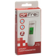 dr. frei Infrarot Fieberthermometer MI-100 weiss kontaktlose Messung in 3 Sekunden