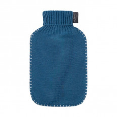 Fashy Wärmflasche 2l Rollkragen-Strickbezug aqua Thermoplastik
