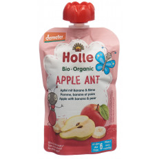 Holle Apple Ant - Pouchy Apfel & Banane mit Birne