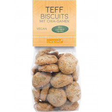 Swipala Teff Biscuits mit Chia Samen Fairtrade Bio