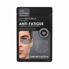 skin republic Men's Anti-Fatigue Charcoal Under Eye Patch Eye Pat
