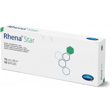Rhena Star Elastische Binden 15cmx5m weiss offen