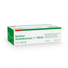 Sentina Ambidextrous Untersuchungshandschuhe M 7-8 Nitrile puderfrei