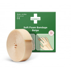 Soft Foam Bandage 3cmx4.5m beige
