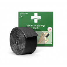 Soft Foam Bandage 6cmx4.5m schwarz