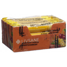 LIVSANE Display Traubenzucker Zitronen Geschmack 15x17 Stück