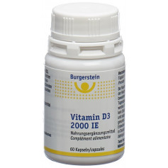 Burgerstein Vitamin D3 Kapsel 2000 IE